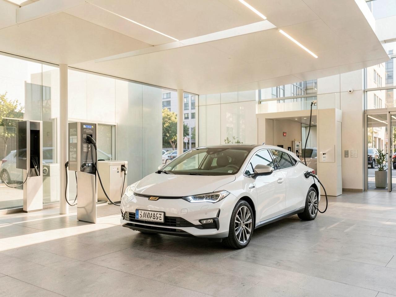 Elektrische Mobilität und intelligente Logistik in einer europäischen Stadt
